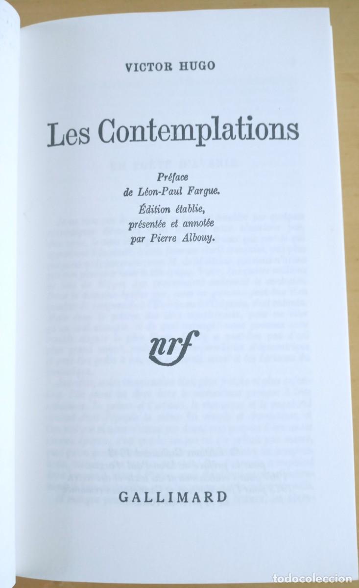 Libros de segunda mano: VICTOR HUGO LES CONTEMPLATIONS - Foto 3