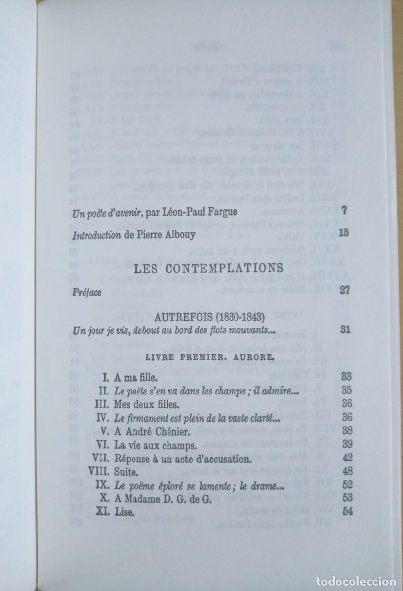 Libros de segunda mano: VICTOR HUGO LES CONTEMPLATIONS - Foto 7
