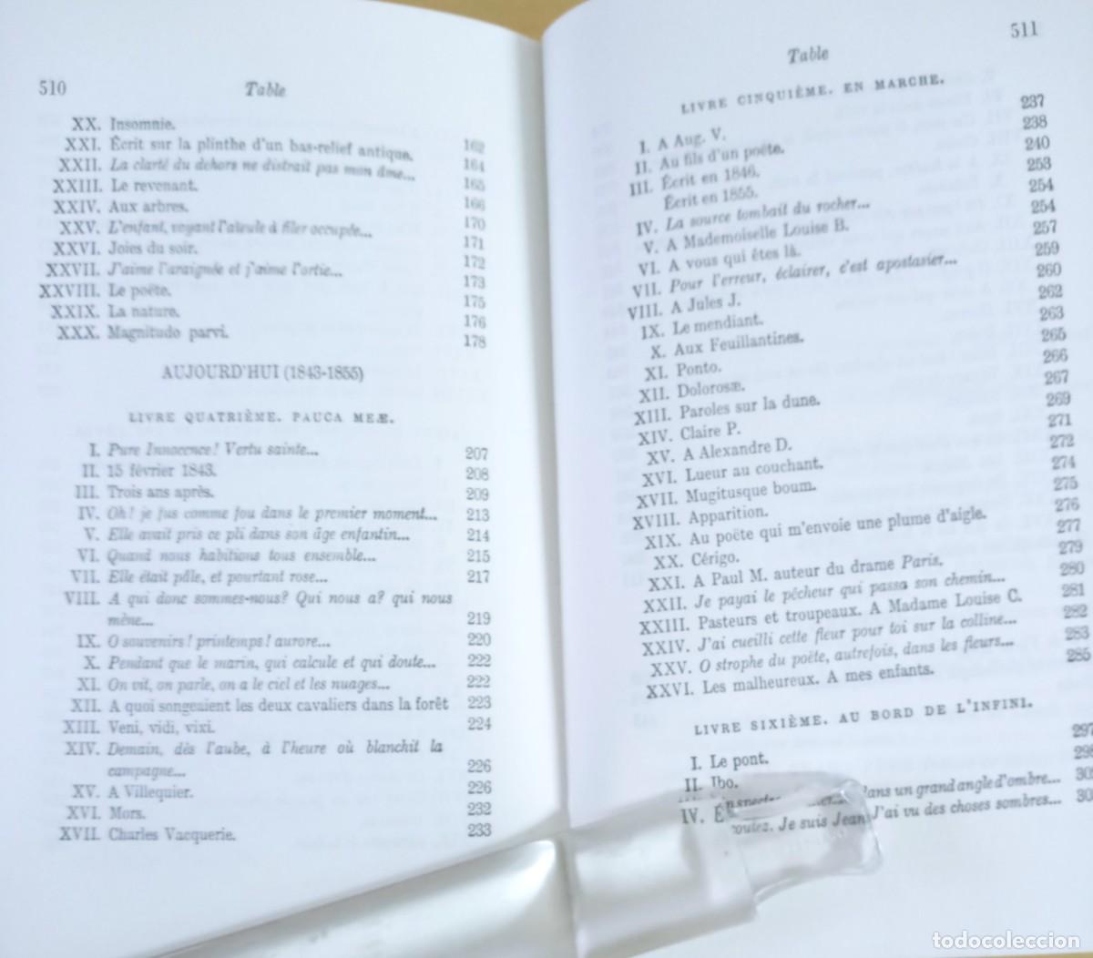 Libros de segunda mano: VICTOR HUGO LES CONTEMPLATIONS - Foto 9
