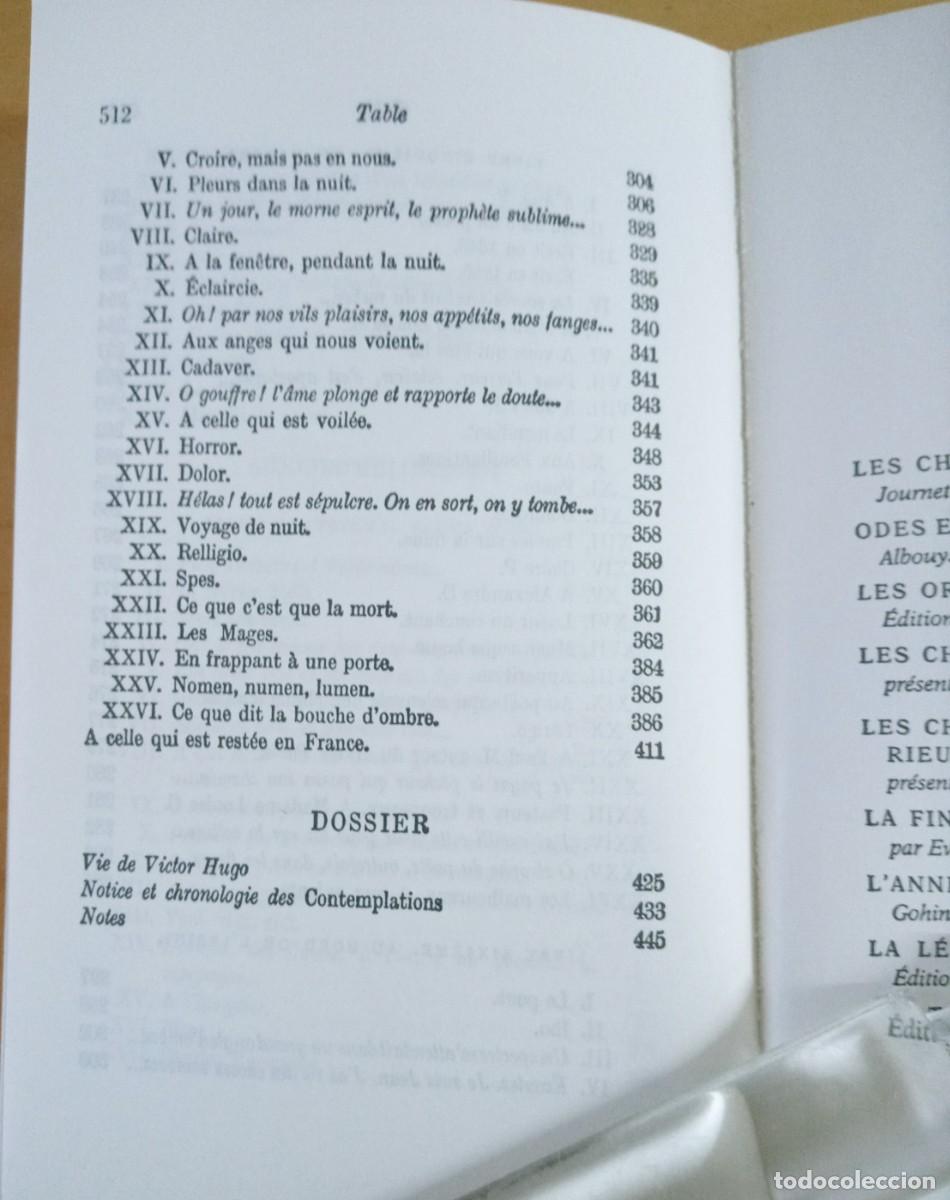 Libros de segunda mano: VICTOR HUGO LES CONTEMPLATIONS - Foto 10
