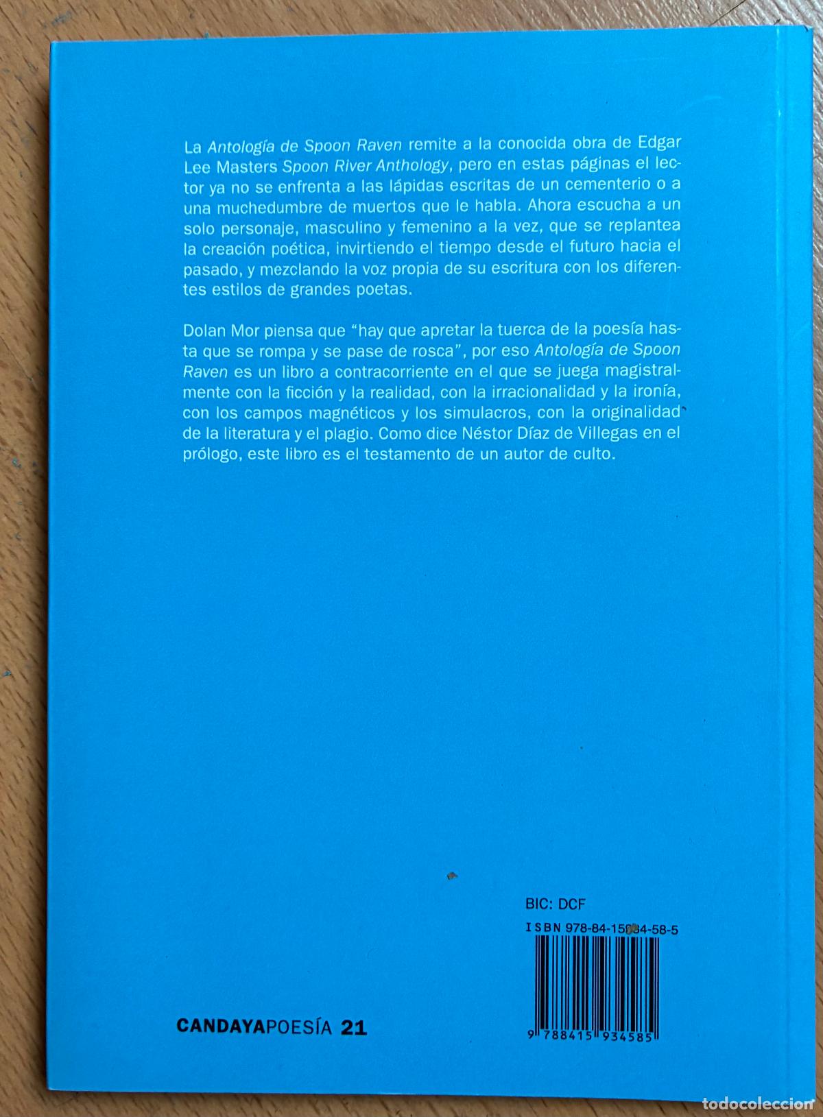 Libros de segunda mano: ANTOLOGIA DE SPOON RAVEN, Dolan Mor - Foto 2