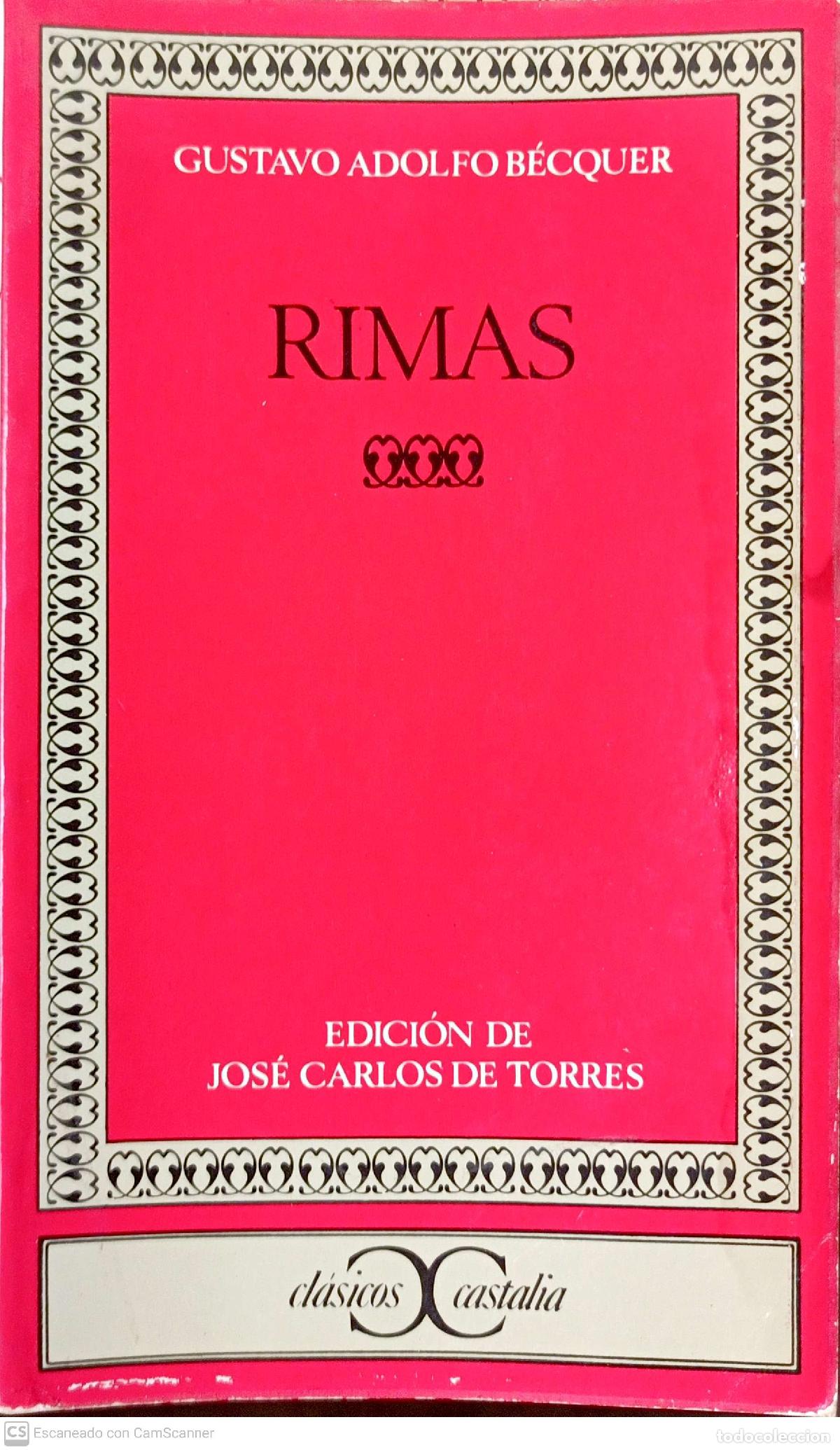 Libros de segunda mano: Rimas - Gustavo Adolfo B&eacute;cquer - Foto 1