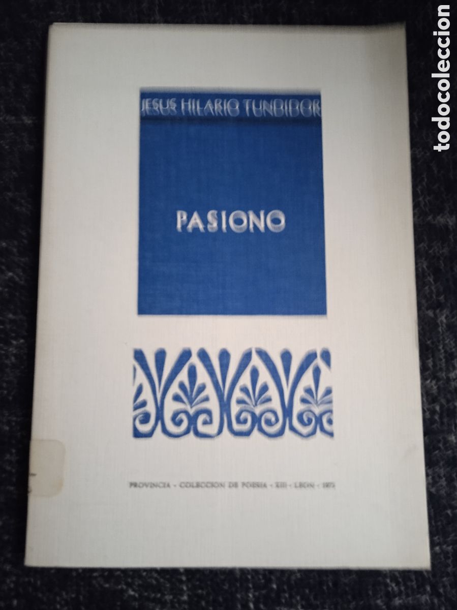 Gebrauchte B&uuml;cher: PASIONO / JESUS HILARIO TUNDIDOR