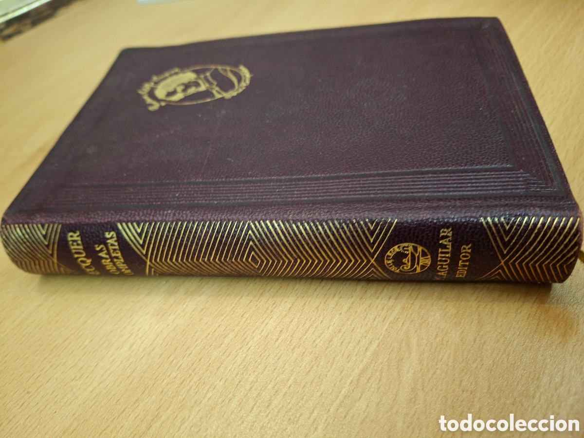 Libros de segunda mano: Obras completas Becquer. M Aguilar 1940 - Foto 3