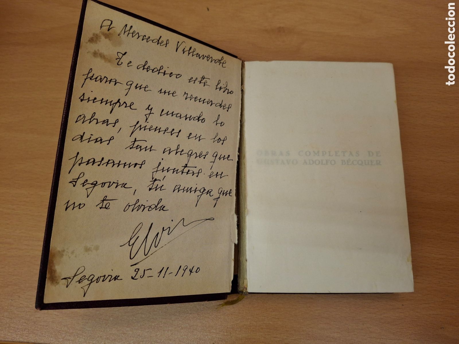Libros de segunda mano: Obras completas Becquer. M Aguilar 1940 - Foto 4