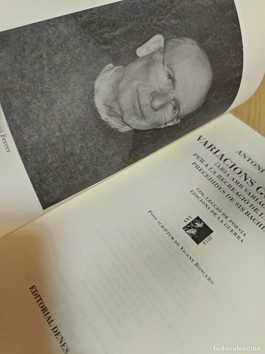 Libros de segunda mano: Variacions Goldberg de Antoni Ferrer. - Foto 4