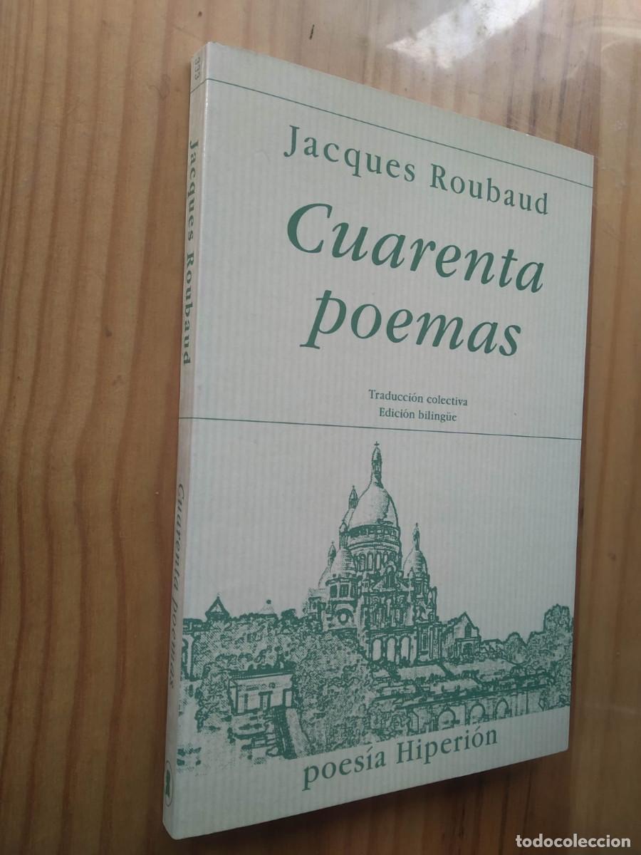 Libros de segunda mano: CUARENTA POEMAS - Jacques Roubaud - Foto 1