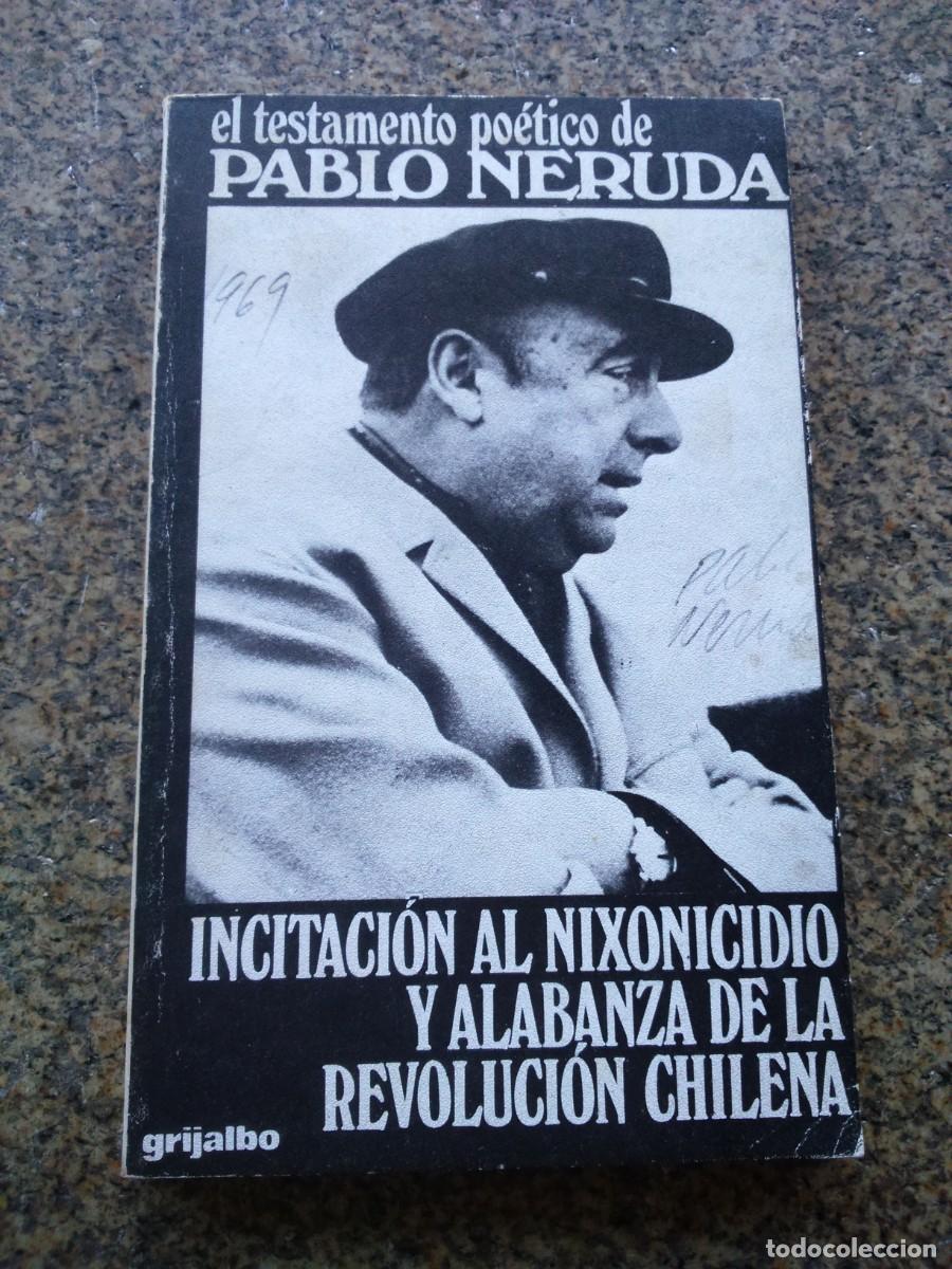 Libros de segunda mano: EL TESTAMENTO POETICO DE PABLO NERUDA -- - Foto 1