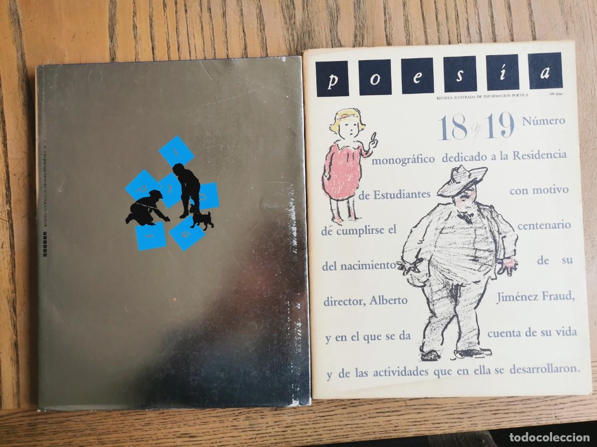 Libros de segunda mano: Dos numeros de la Revista Poesia (18-19 y 33) Ministerio de Cultura. 1983-1990