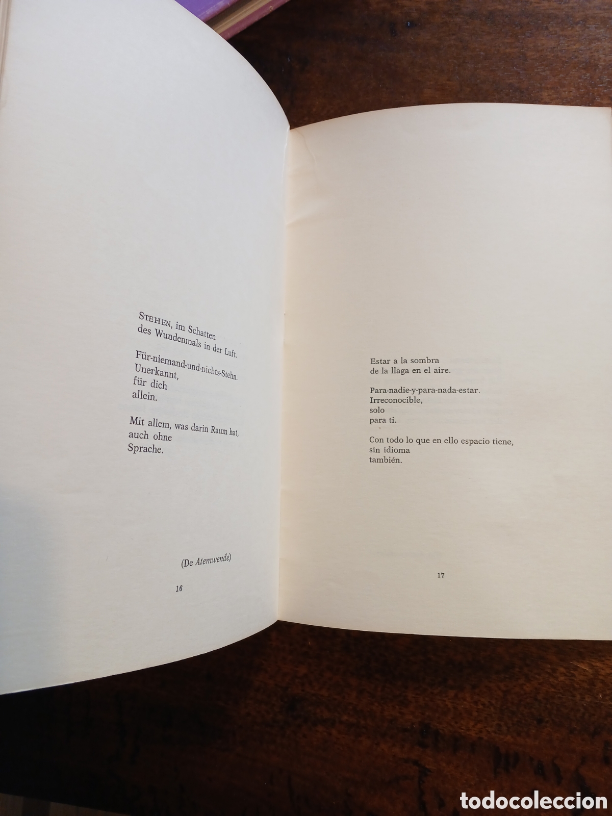 Libros de segunda mano: Diez poemas, Paul Celan - Foto 3