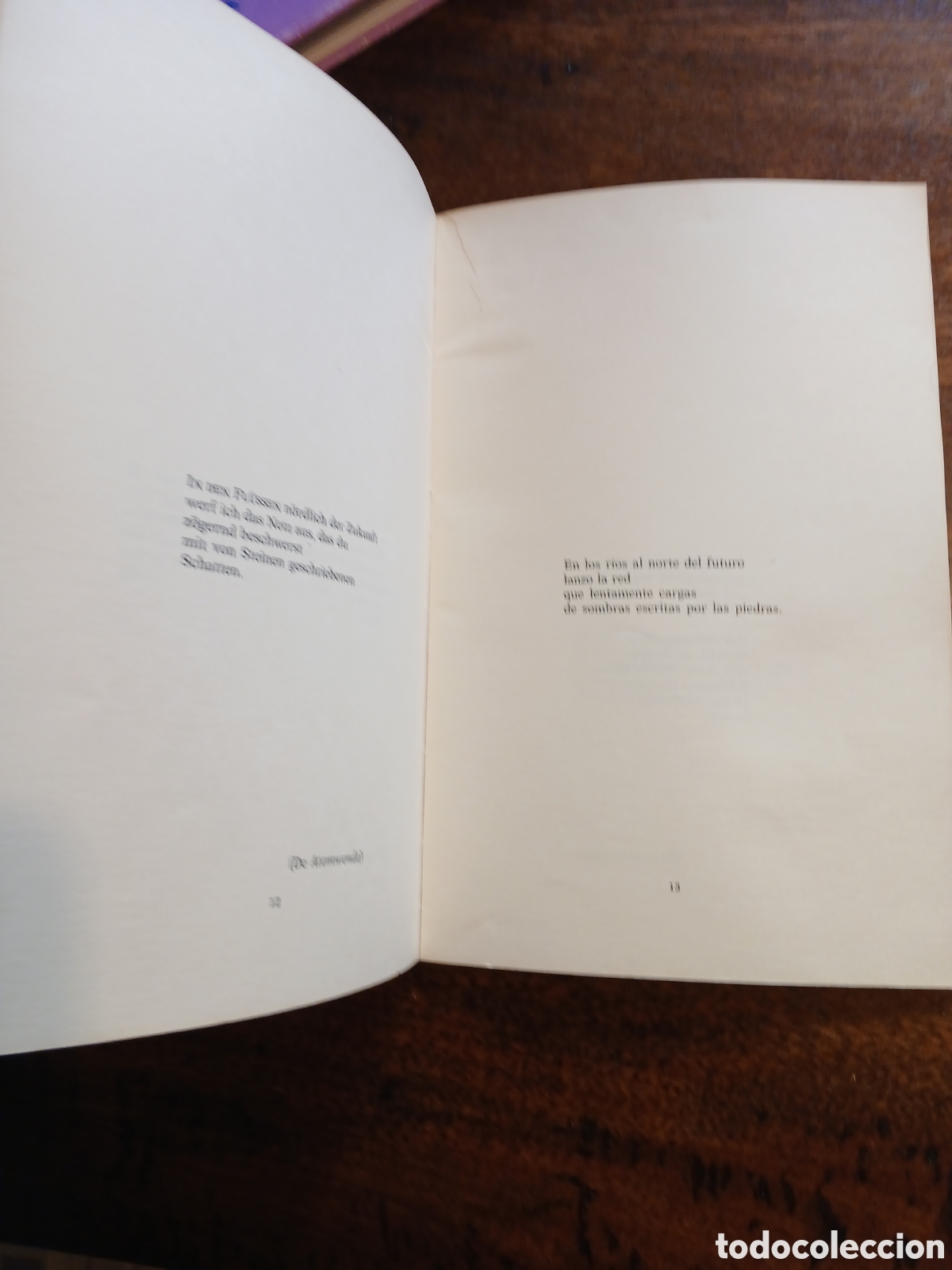 Libros de segunda mano: Diez poemas, Paul Celan - Foto 4