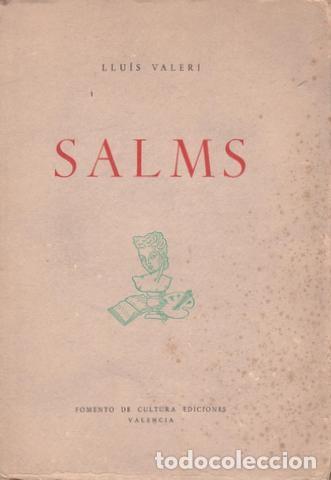 Libros de segunda mano: VALERI, Lluis: SALMS. - Foto 1