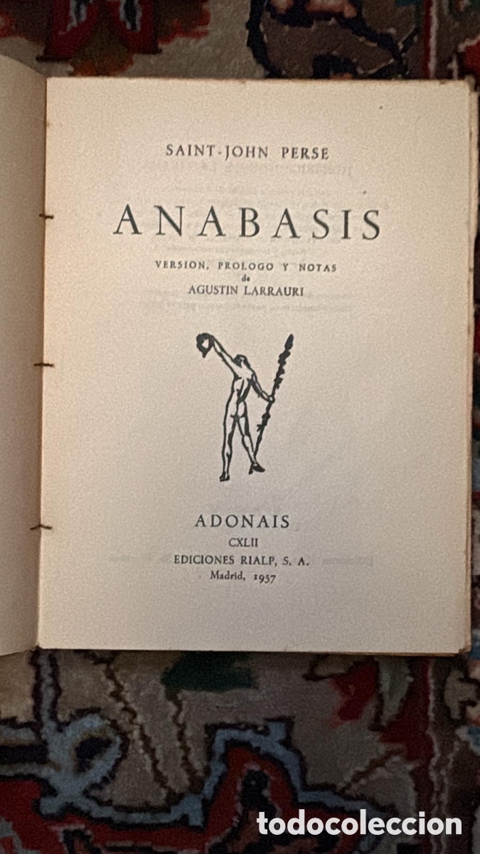 Libros de segunda mano: ANABASIS. SAINT-JOHN PERSE - Foto 4