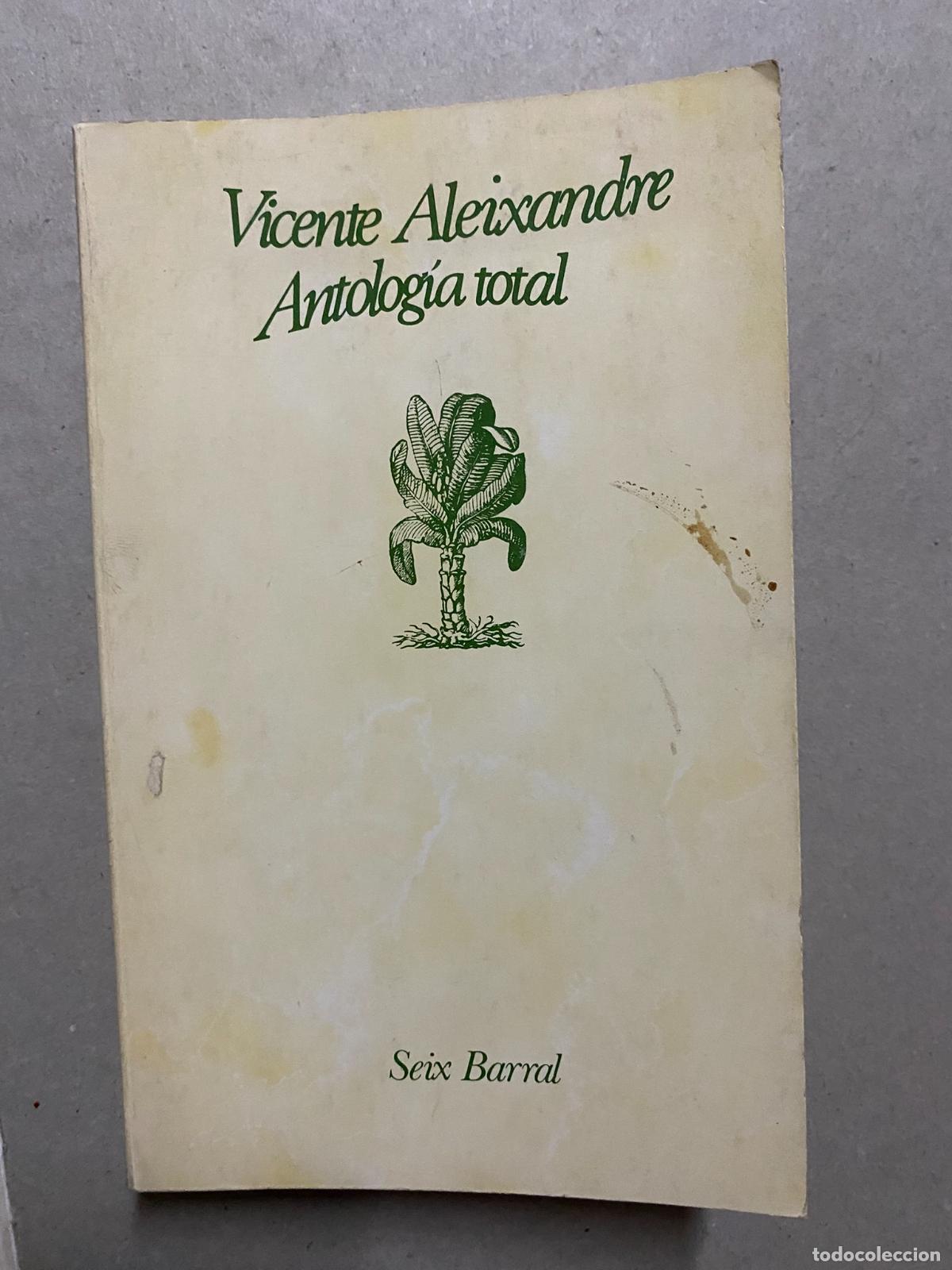 Libros de segunda mano: Antolog&iacute;a total. ALEIXANDRE - Foto 1