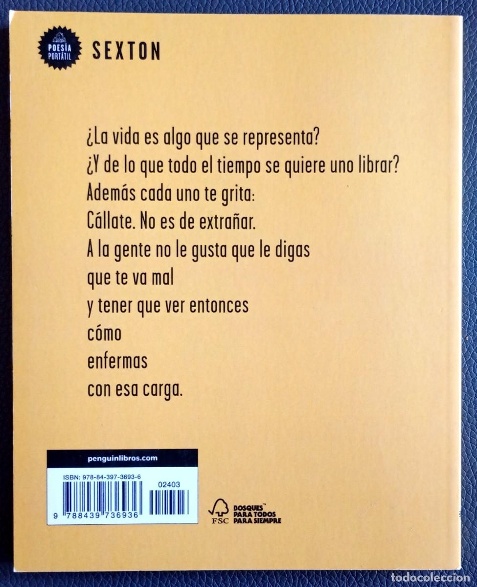Libros de segunda mano: Anne Sexton . Mi boca florece como un corte - Foto 2