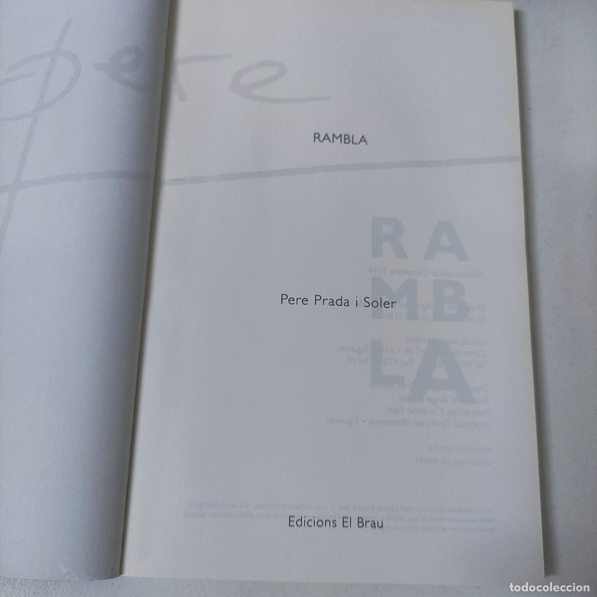 Libros de segunda mano: RAMBLA - Prada i Soler,Pere - Foto 6