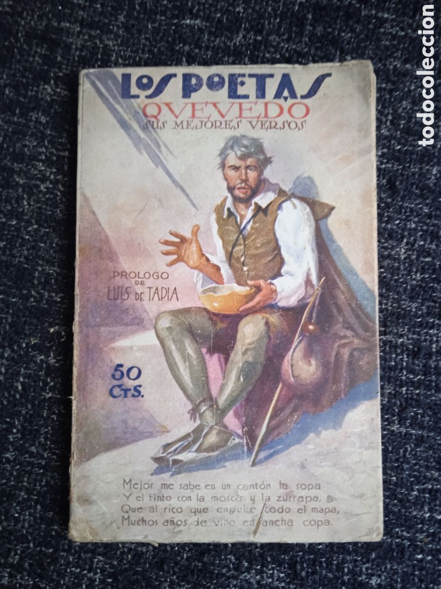 Libros de segunda mano: LOS POETAS. FRANCISCO DE QUEVEDO SUS MEJORES VERSOS - 1900?