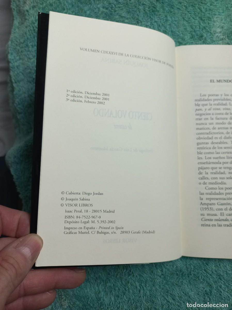 Libros de segunda mano: Ciento Volando de Catorce - Joaquin Sabina - 2002 - Visor Libros - Foto 6