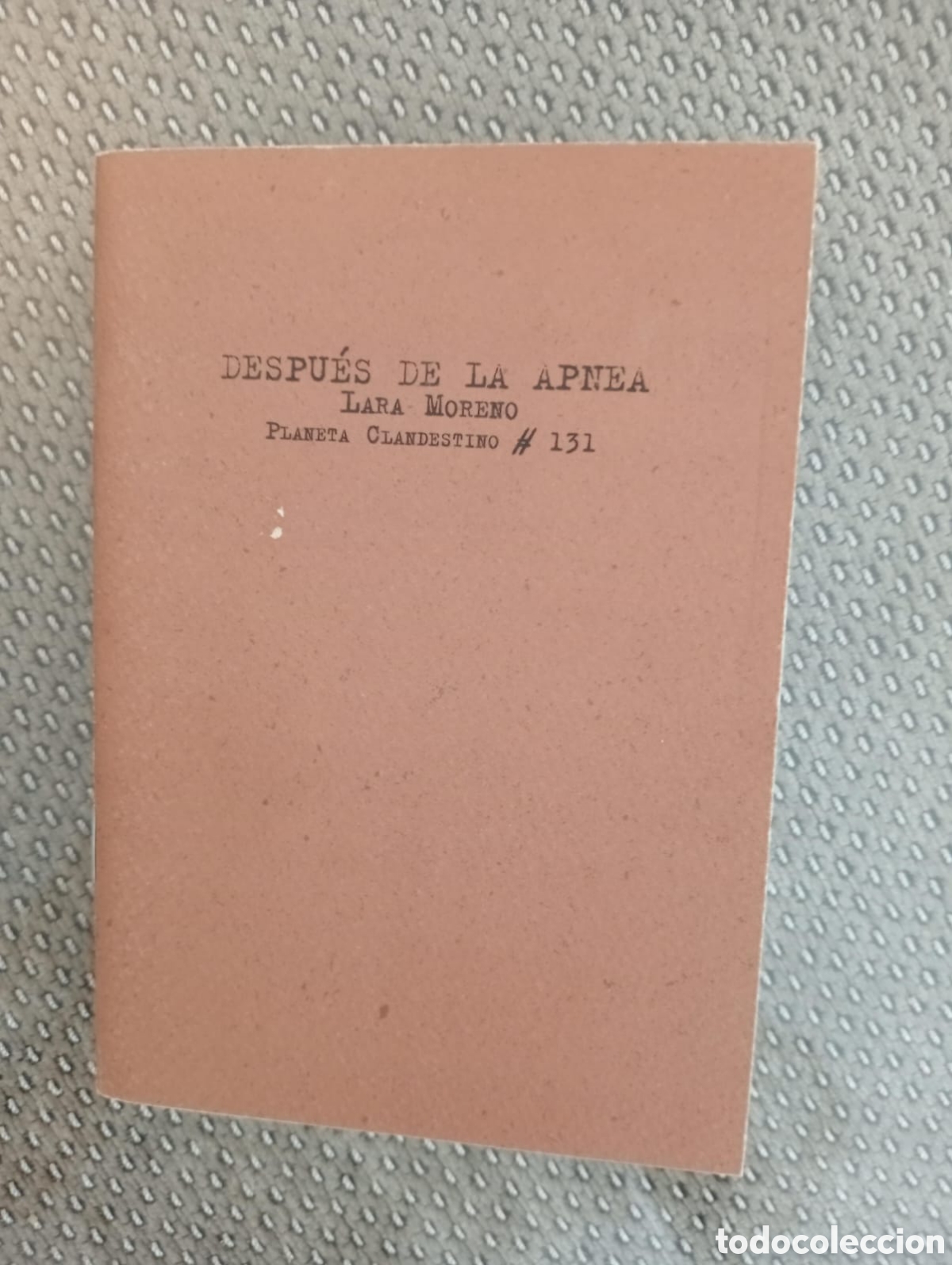 Libros de segunda mano: Despu&eacute;s de la apnea / Lara Moreno - Foto 1