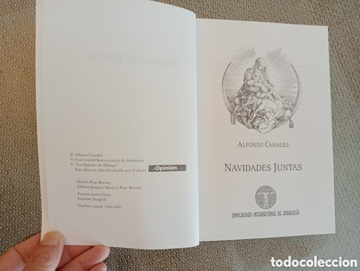 Libros de segunda mano: Navidades juntas / Alfonso Canales. - Foto 2