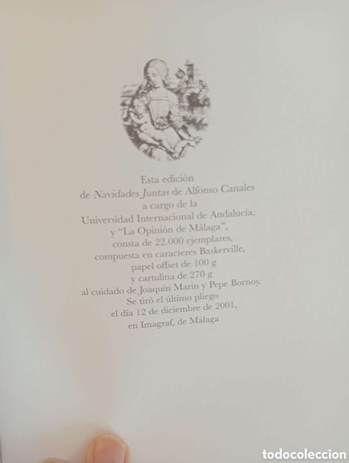 Libros de segunda mano: Navidades juntas / Alfonso Canales. - Foto 3