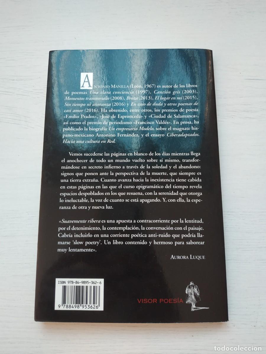 Libros de segunda mano: Suavemente ribera - Antonio Manilla. Visor - Foto 2