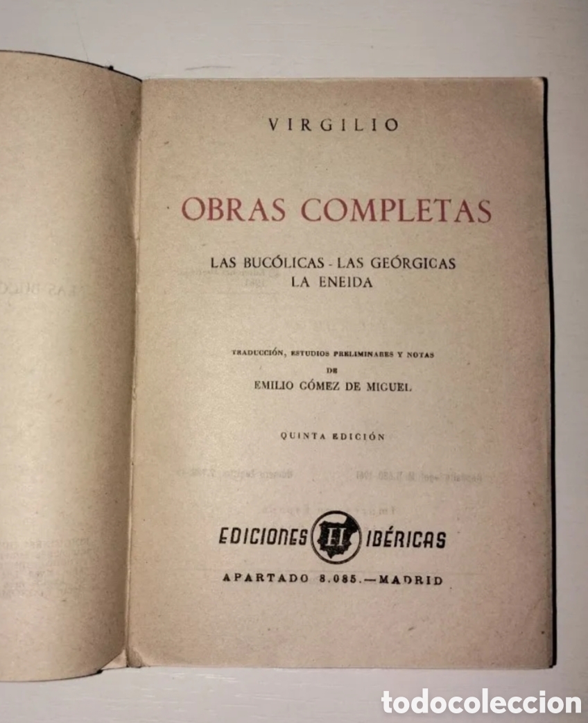 Libros de segunda mano: VIRGILIO OBRAS COMPLETAS - Foto 3