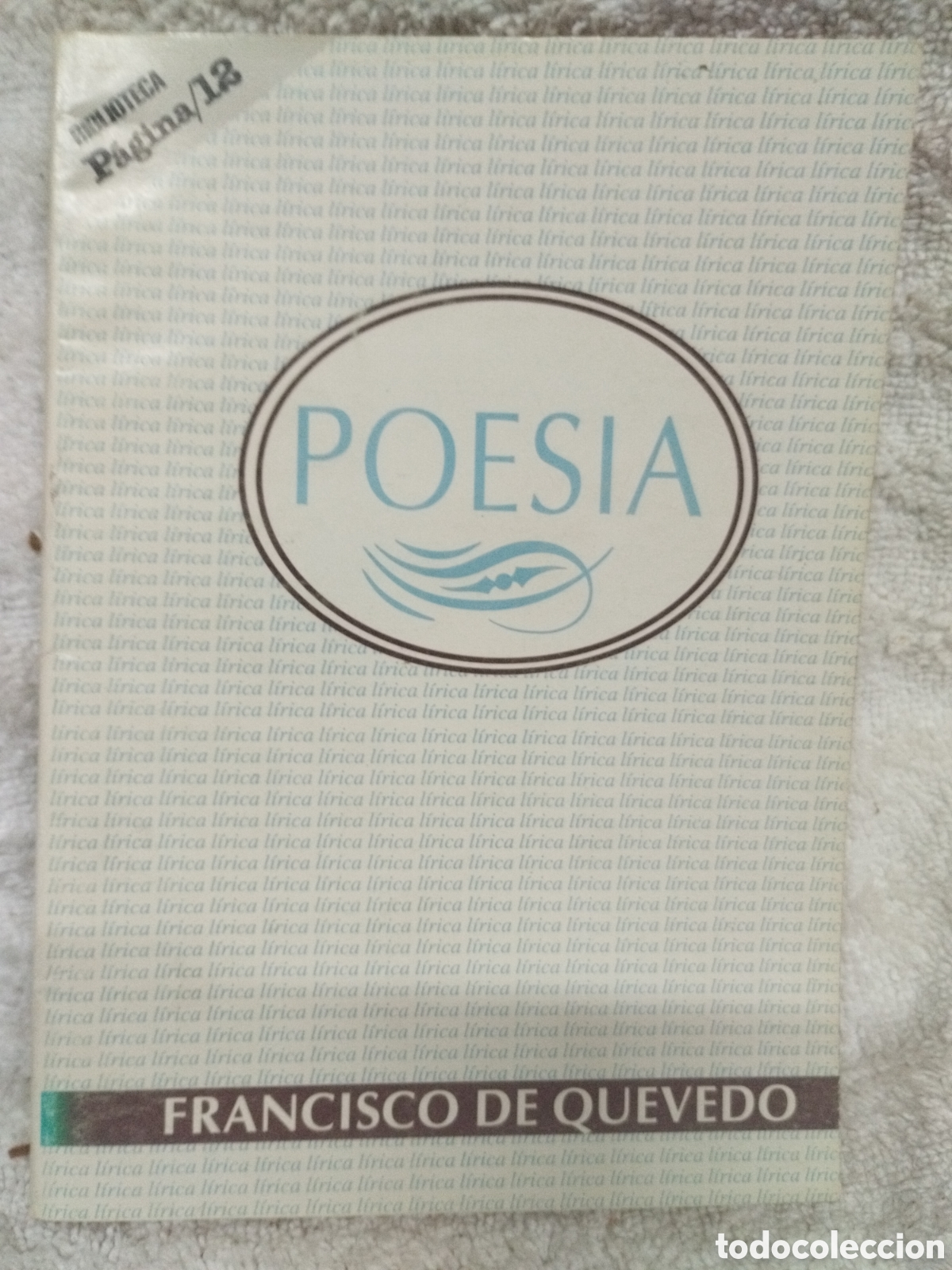 Libros de segunda mano: FRANCISCO DE QUEVEDO - LIBRO DE POESIA POETICA / Buenos Aires