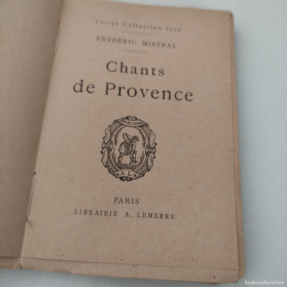 Libros de segunda mano: Chants de Provence - MISTRAL, Fr&eacute;d&eacute;ric: - Foto 4