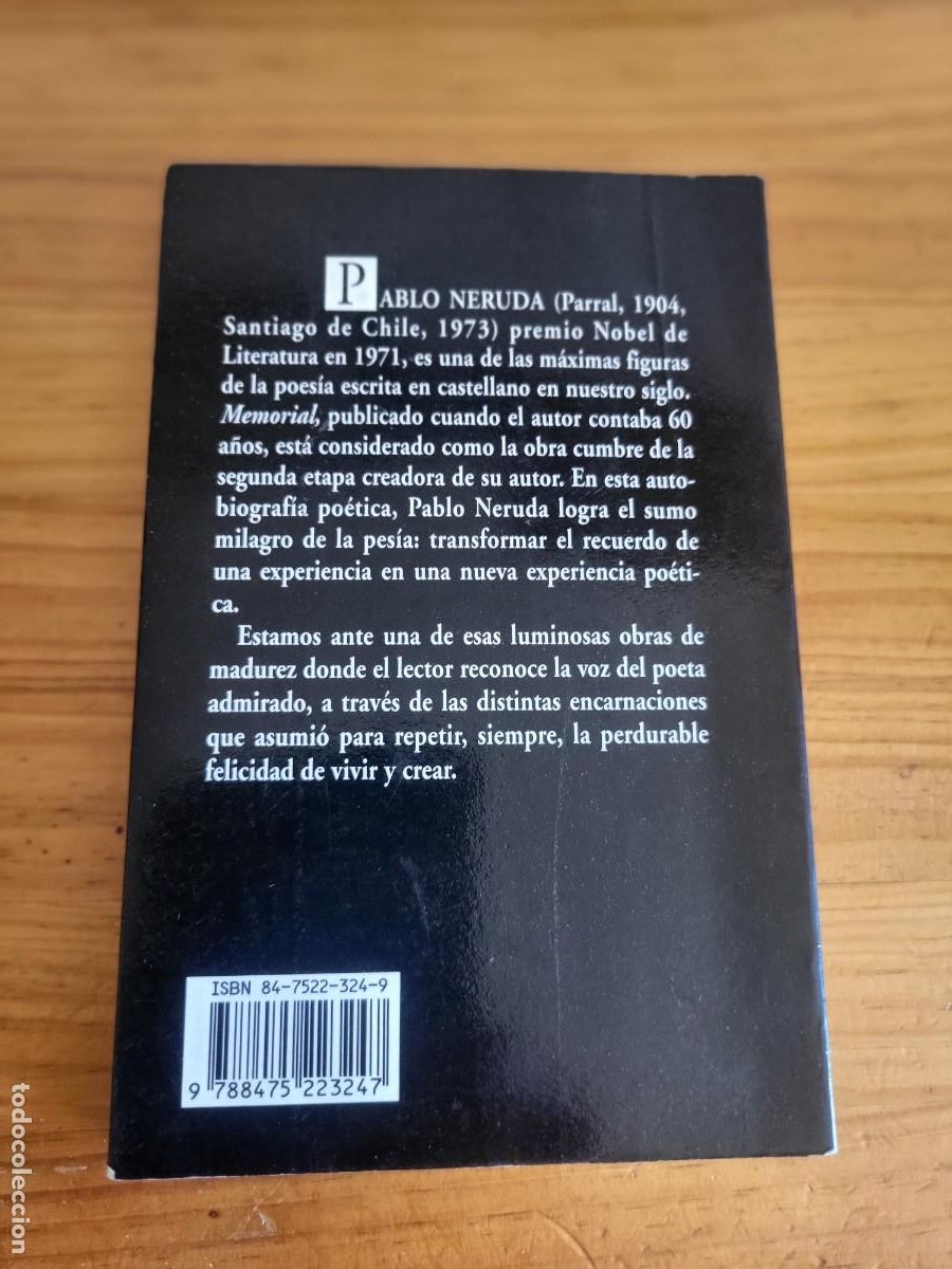 Libros de segunda mano: MEMORIAL DE ISLA NEGRA. PABLO NERUDA - Foto 2