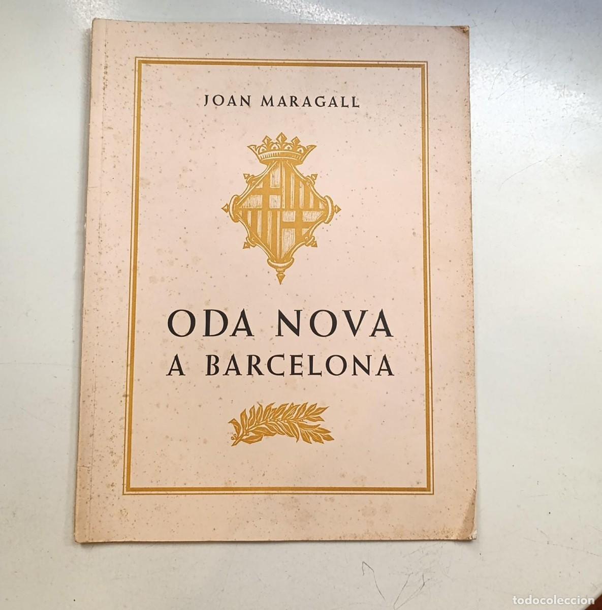 Libros de segunda mano: Oda nova a barcelona - Joan Maragall - Foto 1