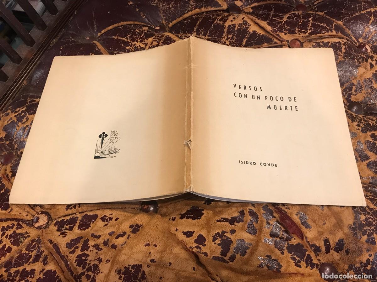 Libri di seconda mano: ISIDRO CONDE. VERSOS CON UN POCO DE MUERTE. 1962, FERROL