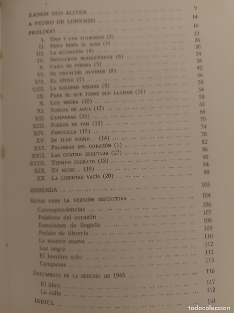 Libros de segunda mano: Pedro de Lorenzo. La quinta soledad - Foto 4