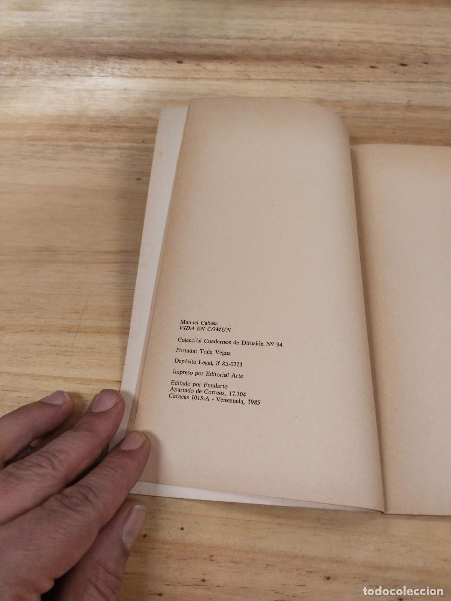 Libros de segunda mano: Vida en Com&uacute;n - Manuel Cabesa - Foto 4