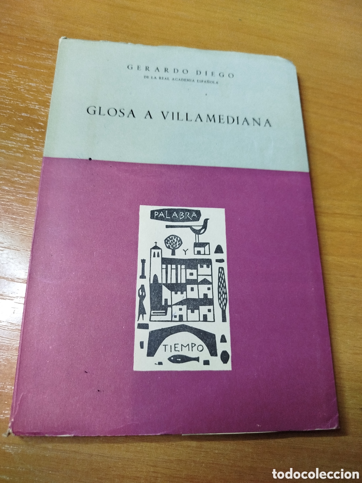 Gebrauchte B&uuml;cher: Glosa a Villamediana. Gerardo Diego. Sea la academia espa&ntilde;ola. Palabra tiempo.