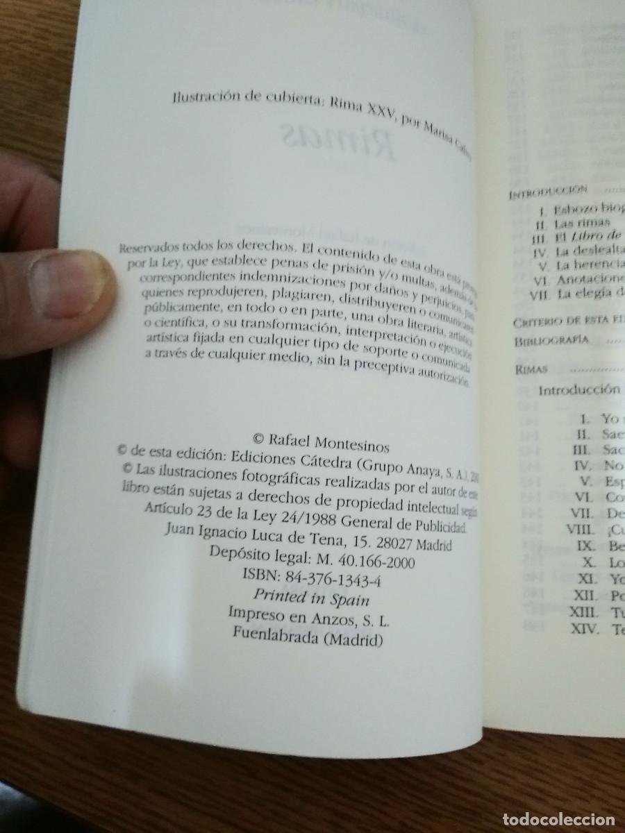 Libros de segunda mano: RIMAS - GUSTAVO ADOLFO B&Eacute;CQUER. - Foto 2