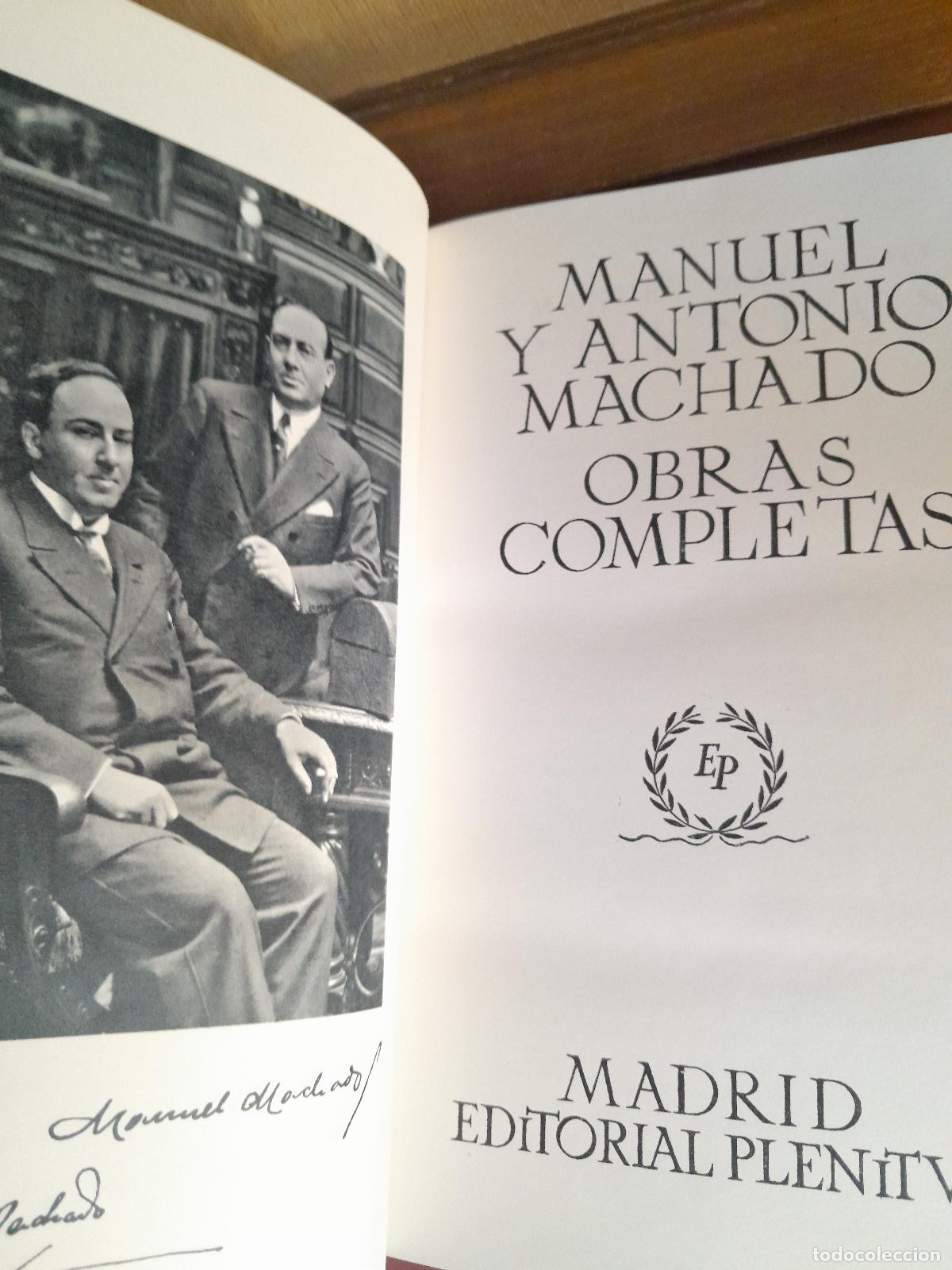 Libros de segunda mano: Obras completas de Manuel y Antonio Machado - Foto 3