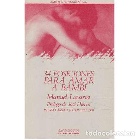 Second hand books: 34 Posiciones para amar a Bambi - Manuel Lacarta