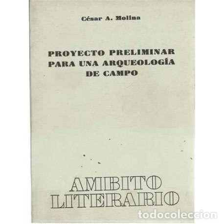Libros de segunda mano: Proyecto preliminar para una arqueolog&iacute;a de campo - C&eacute;sar Antonio Molina