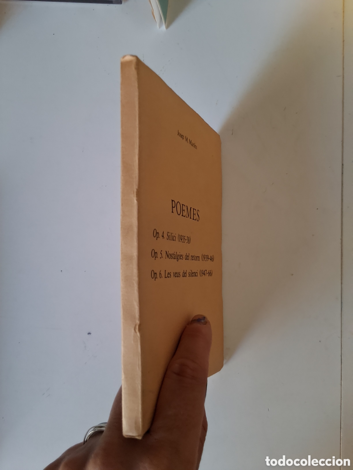Libros de segunda mano: POEMES. Josep M. Marl&eacute;s - Foto 2