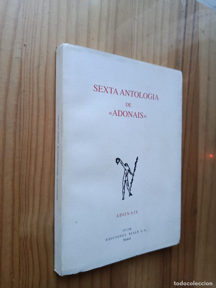 SEXTA ANTOLOG&Iacute;A ADONAIS