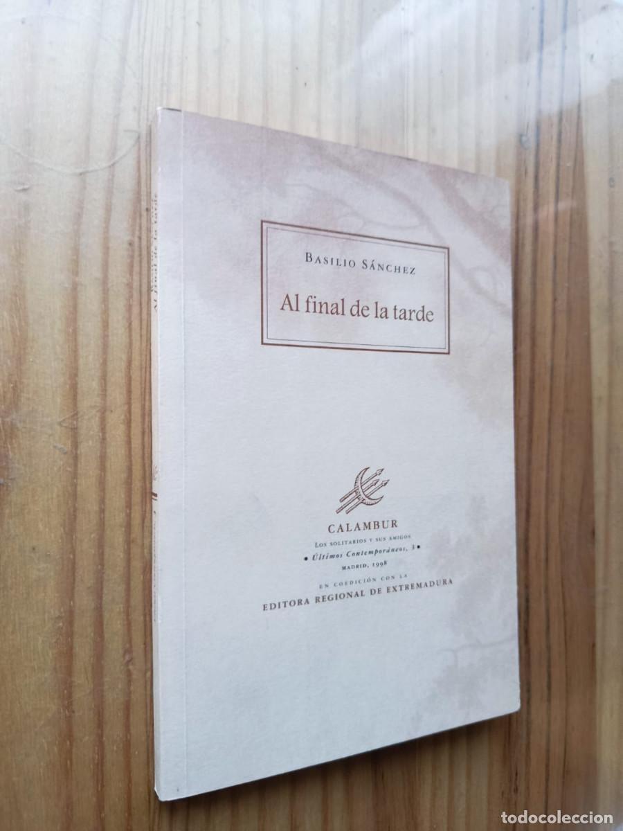 Libros de segunda mano: AL FINAL DE LA TARDE - Basilio S&aacute;nchez - Foto 1