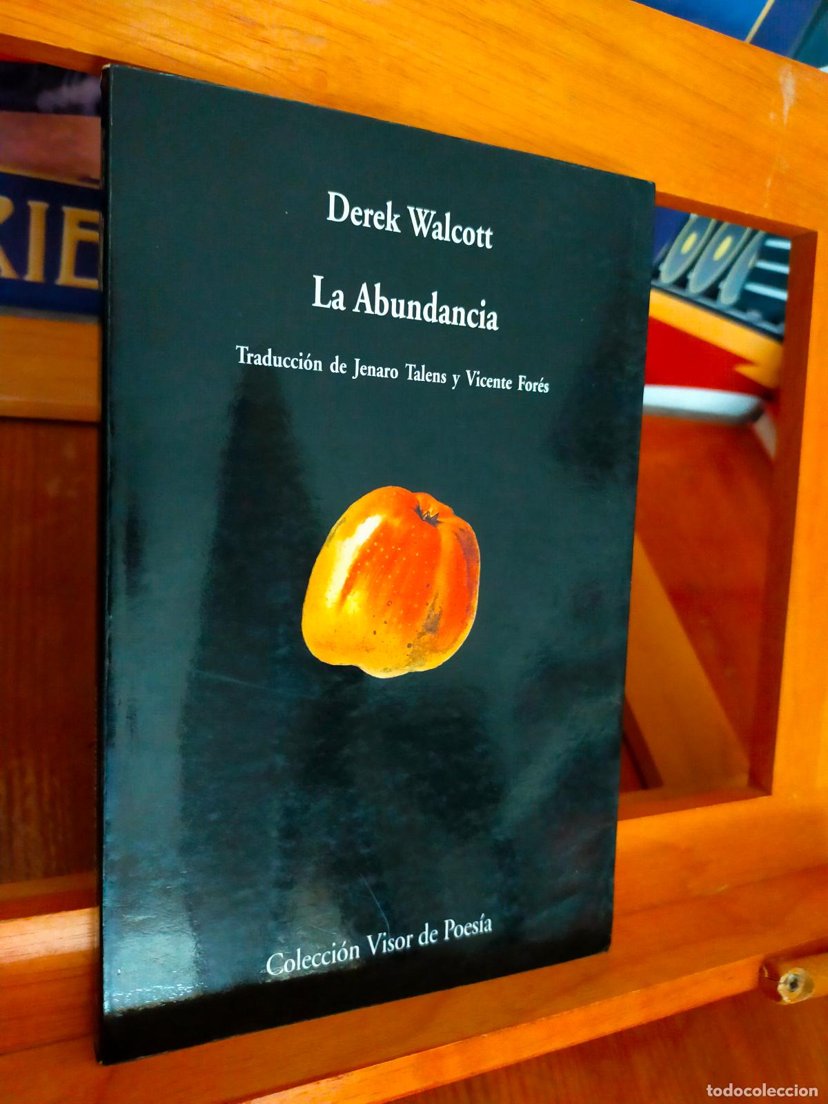 Libros de segunda mano: LA ABUNDANCIA. DEREK WALCOTT. EDITORIAL VISOR. - Foto 1