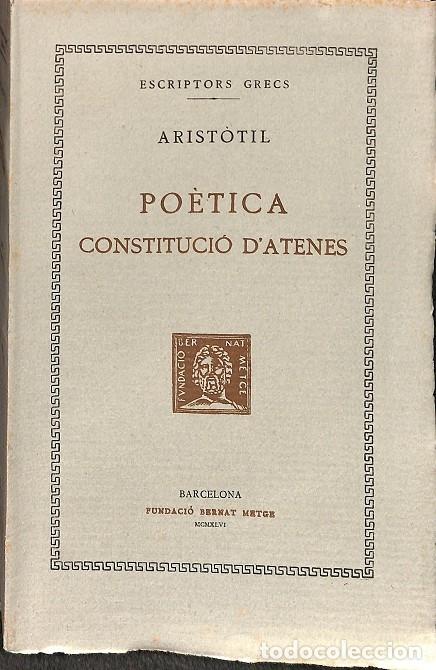 Libri di seconda mano: PO&Egrave;TICA. CONSTITUCI&Oacute; D'ATENES - V.V.A - EDITORES VARIOS - 1946