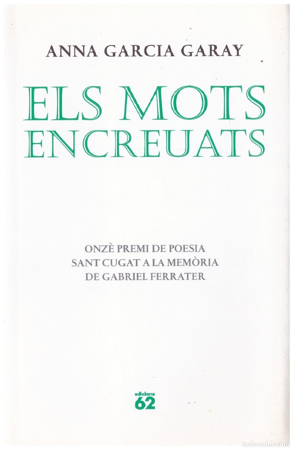 Libros de segunda mano: ELS MOTS ENCREUATS - Foto 1