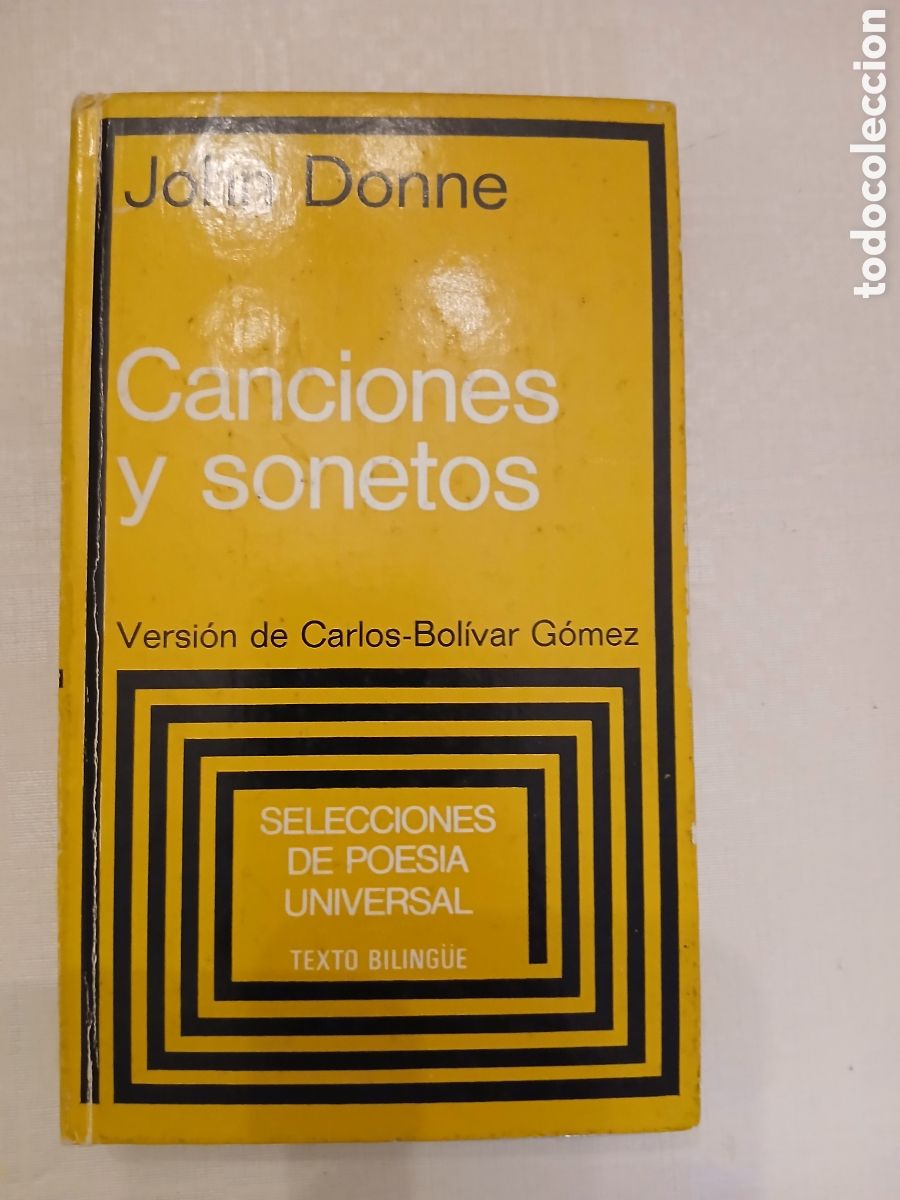 Libros de segunda mano: Canciones y sonetos, John Donne - Foto 1