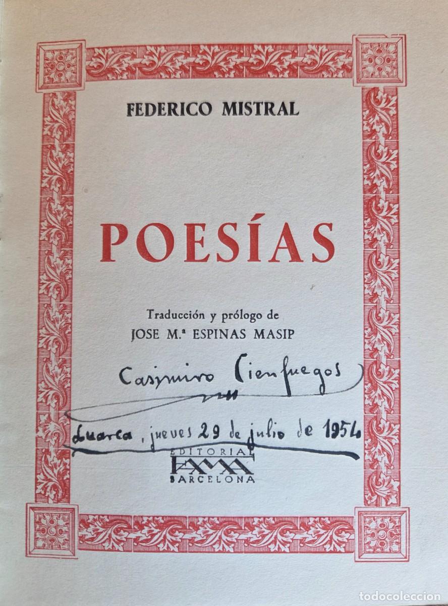 Libros de segunda mano: Federico Mistral . Poes&iacute;as - Foto 2