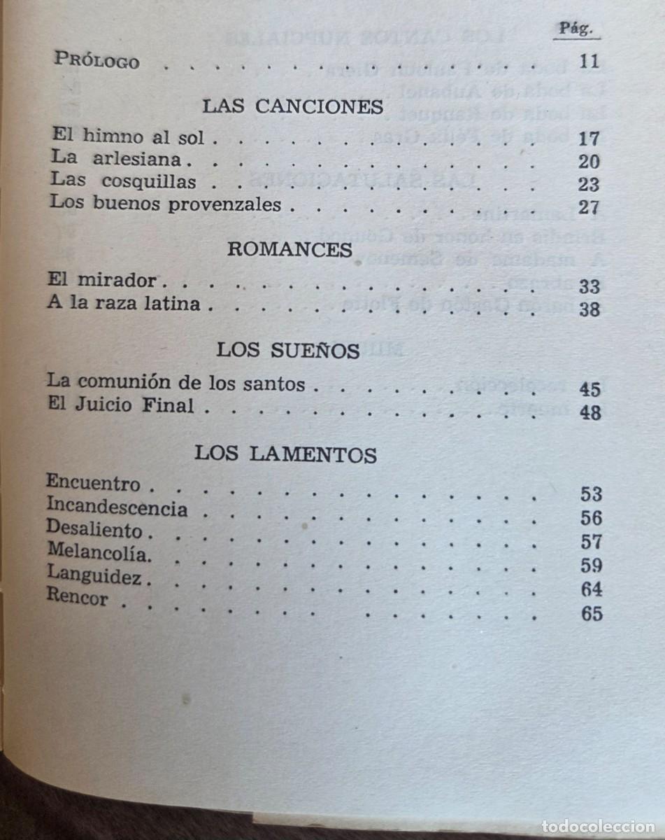 Libros de segunda mano: Federico Mistral . Poes&iacute;as - Foto 5