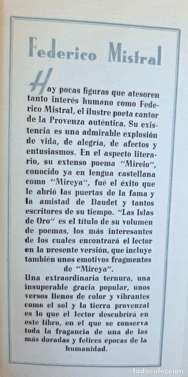 Libros de segunda mano: Federico Mistral . Poes&iacute;as - Foto 6