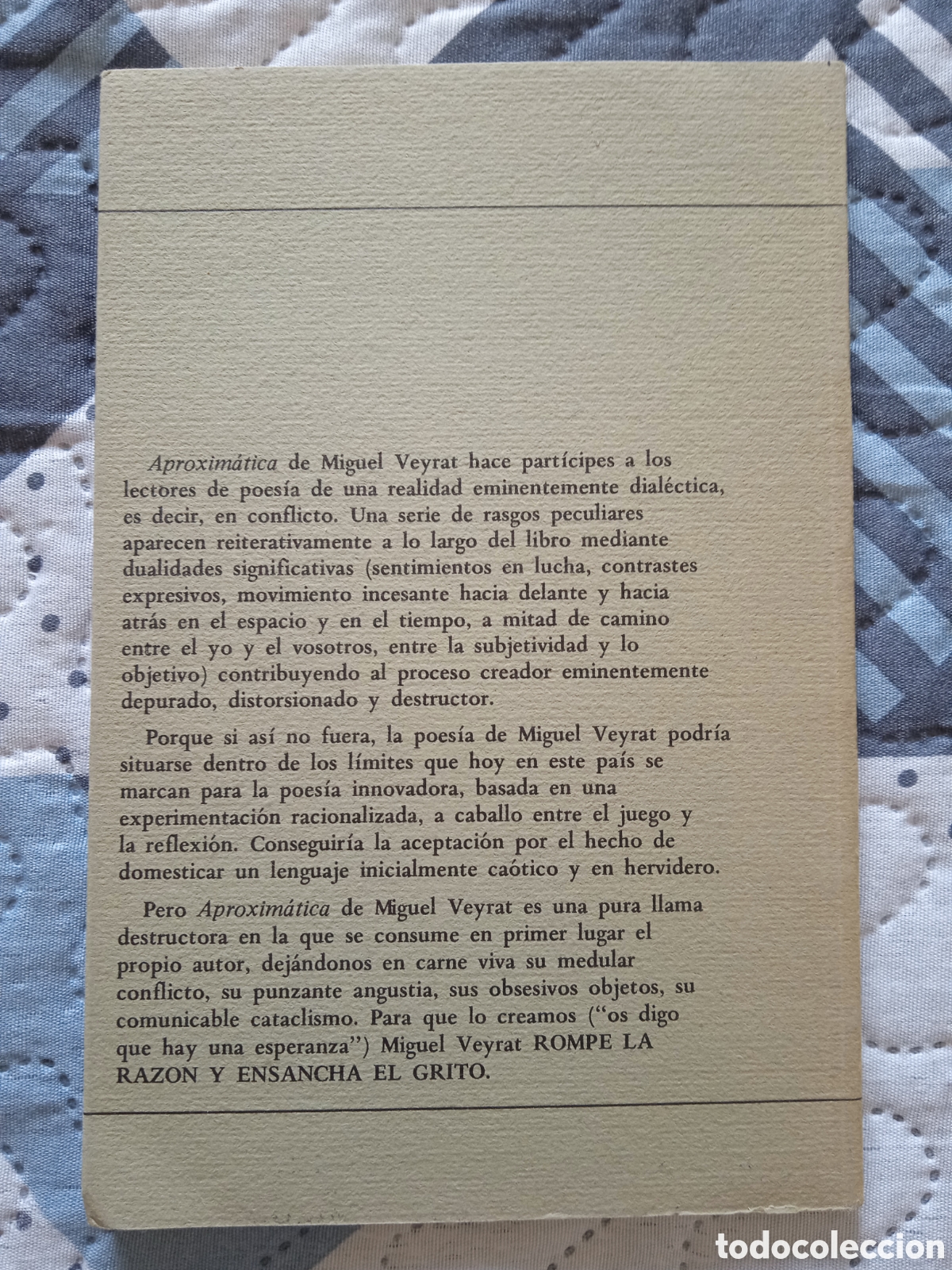 Libros de segunda mano: Libro &rdquo;Aproximatica&rdquo; Miguel Veyrat - Foto 2